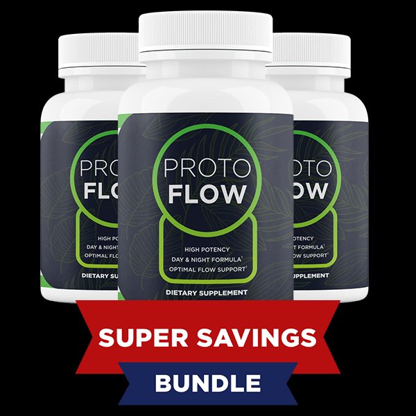 Protoflow 3 bottle super savings bundle 90 day supply prostate supplement